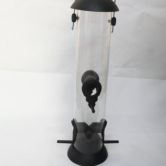 Hanging Birds Feeder Squirrel-proof Birdfeeder Outdoor Birdseed Dispenser Attracts Blue Tits Finches for Garden Wild Birds