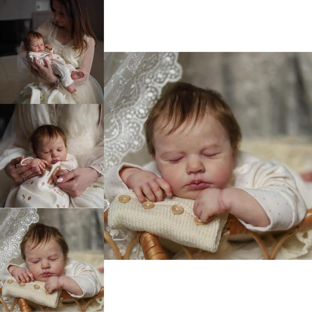 Reborn Baby Loulou 19 Zoll Silikonpuppe Mit Realistischen Merkmalen Für Sammler Und Geschenk