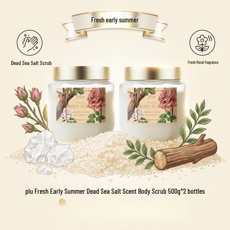 PLU Early Summer Berry Dead Sea Salt Body Scrub