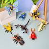 Non-Toxic Moc Insect Model Building Blocks Fly Bee City Construction Bricks Set Children Puzzle Assemble Toys For Kidsgift