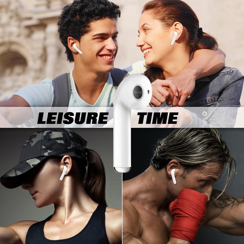 I7 Mini Wireless Bluetooth-compatible Earphone Noise Reduction Stereo Audio Transmission