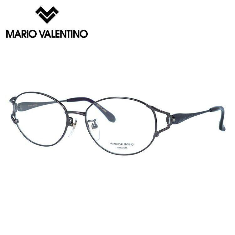 Used Mario Valentino Glasses Frame Date Glasses MARIO VALENTINO MV-756 C3 54 Size Oval Mario Valentino Unisex Men Women [Domestic regular product]
