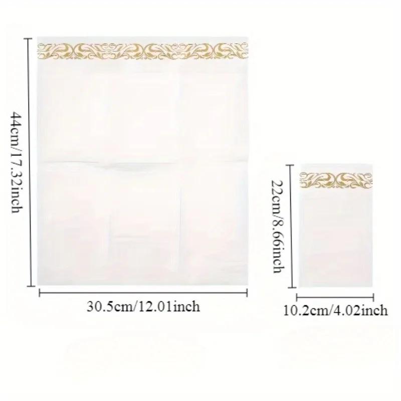 Paper Napkins Guest Towels Disposable Premium Quality Dinner Napkins Disposable Soft, Absorbent, Party Napkins Wedding Napkins