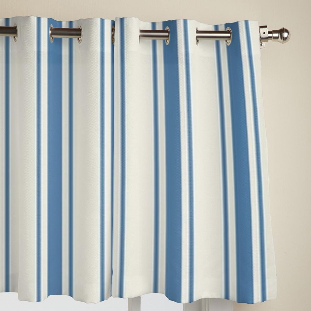Nadelstreifen-Fenstervorhänge in dunkler Marineblau für Wohnzimmer, Luxus-Schlafzimmer-Dekor, Vorhänge, Küchenfenster-Behandlungen, Vorhänge