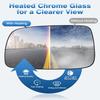 Replacement Left Right Side Door Heated Wing Mirror Glass Rearview Mirror for Toyota Camry 2007 2008 2009 2010 2011 LHD