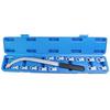 15-Piece Adjustable Engine Belt Wrench and Pulley Tensioner Tool Set for Auto Repair