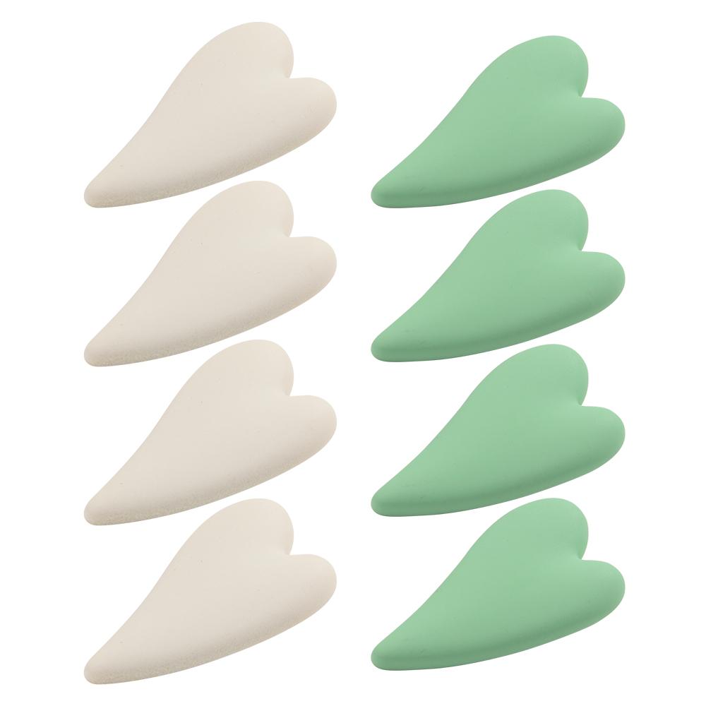 8pcs Heart Acrylic Barrettes Acetate Hair Clips Headdress for Women Cute Macaron Color Hairpins Girls Fashion Accessories Gift