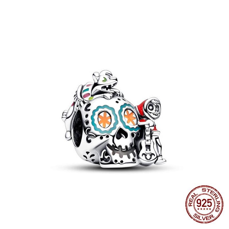 New  Mickey Minnie Beaded Marvel Lron Man Charms Plata De Leyoriginales Fit Bracelet Diy Jewelry Making Women'S Gift