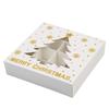 12Pcs Christmas Chocolate Box Gold Foil Chocolate Gift Box with 12 Slot Christmas Treat Boxes for Cookie Candy Chocolate