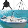 Boat Cover Support System Boat Cover Support Pole 3 Steps 22.5in‑54in Adjustable Aluminium ABS for Yachts Fishing Sailboat