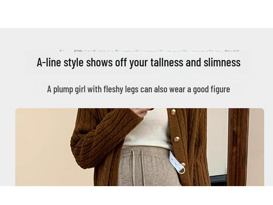 Tmall Quality Maternity Cashmere Knitted Autumn Skirt - Adjustable, Warm, and Comfortable