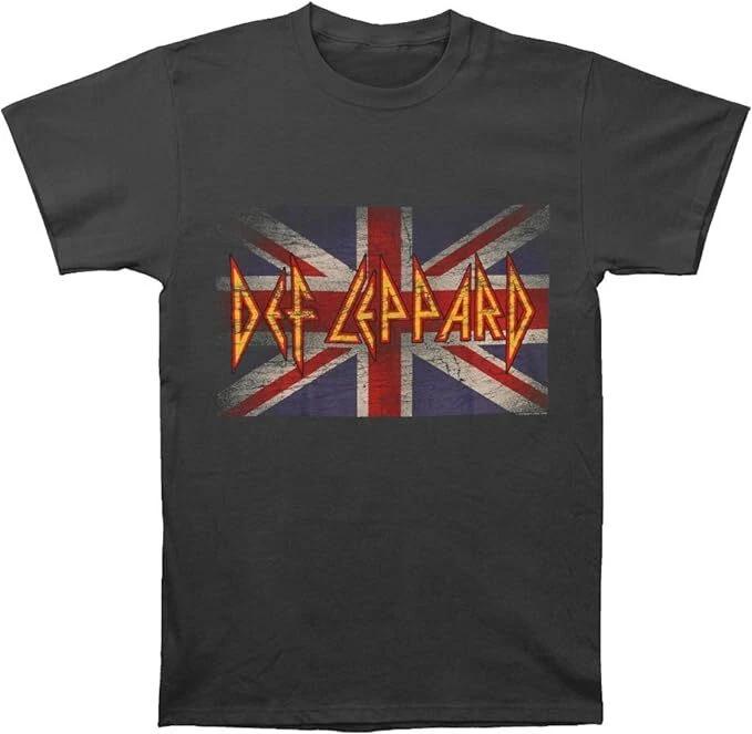 Def Leppard T-shirt - Def Leppard Union Jack / Pyromania - New Official 2XL