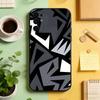 Black White Graffiti Art  Phone Case For Samsung S25,S24,S21,S22,S23,S30,Ultra,S20,Plus,Fe,Lite,Note,10,Black Cover