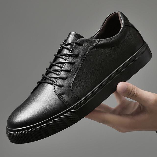 Pánská ležérní obuv z pravé kůže Pohodlná plochá obuv Šněrovací Ručně vyráběná obuv Randění Kancelář Móda Banket Pánská bílá obuv