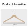 5pcs Natural Camphor Wood Hanger,High-Grade Suit Clothes Hangers with Unpainted Smooth Surface,Durable Storage Organizer Rack