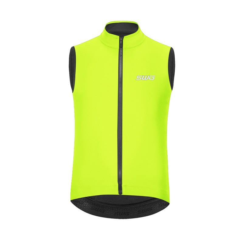 Mens Windproof Cycling Vest Winter Thermal Fleece Insulated Riding Jacket Cold Weather Use