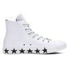 Miley Cyrus X Converse Chuck Taylor All Star Hi Simple & Versatile Comfortable High Top Espadrilles Women's Pearl White Black