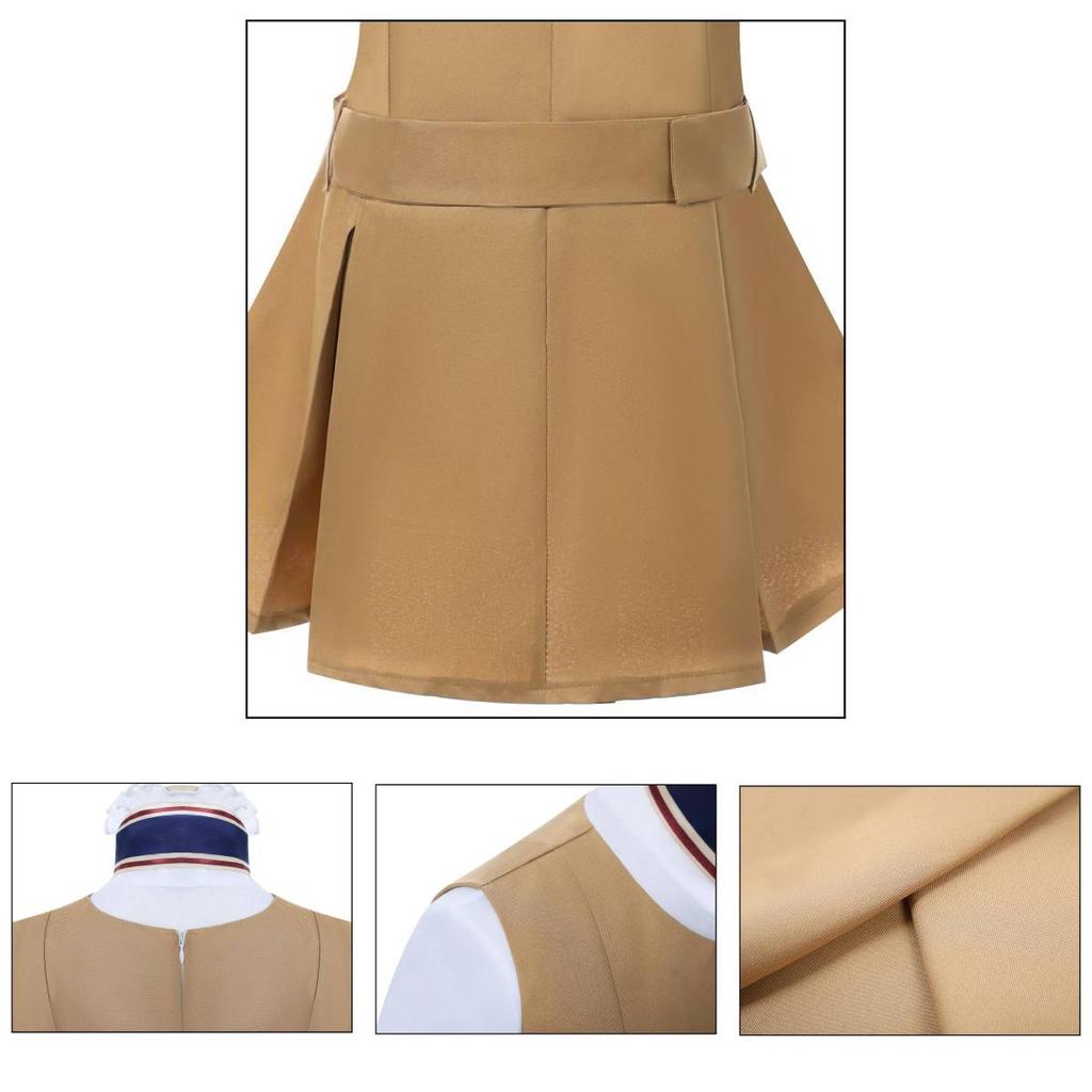 Anime Cosplay Dress With Printed Design For Game Theme Roleplay Performance