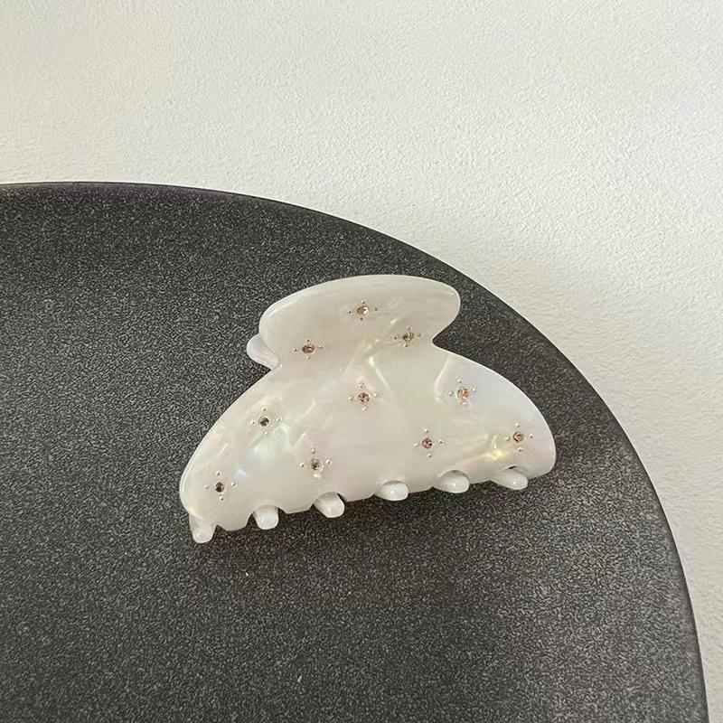 

Модна Проста Блискуча Заколка-Кіготь із Цирконами Для Жінок Французька Маленька Затискач для Хвоста Елегантний Темперамент Універсальні Аксесуари для Волосся A4