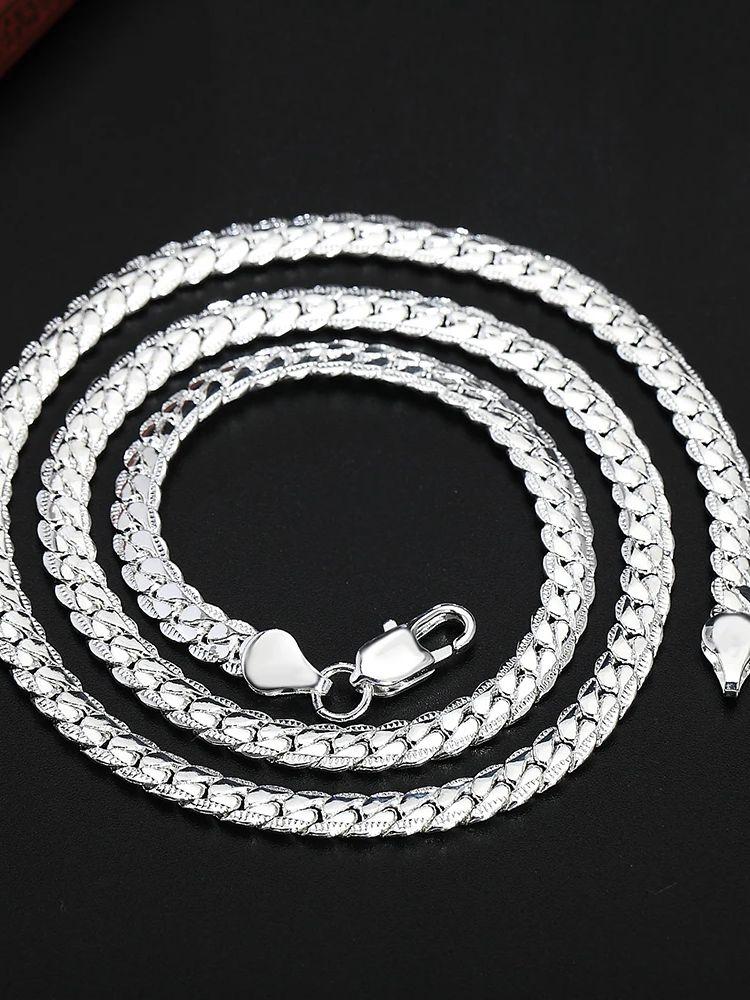 20-60cm Copper Luxury Design Noble Necklace Chain For Woman Men Fashion Wedding Engagement Jewelry