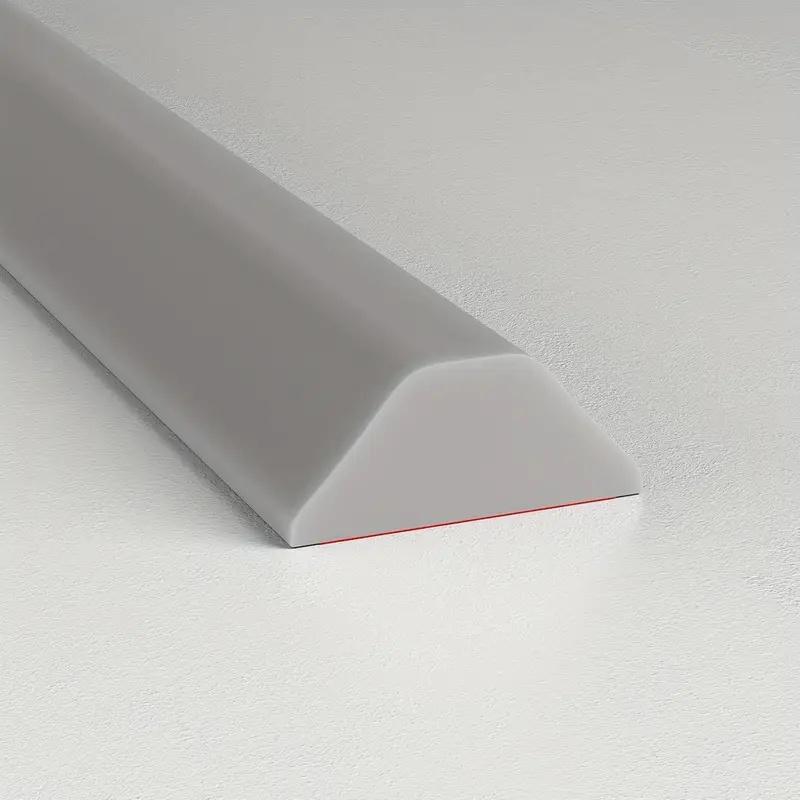 1pc 2m/78.74in Self Adhesive Water Stopper Foldable Design Self-Adhesive Backing Bendable Silicone Barrier Flexible Strip 2m