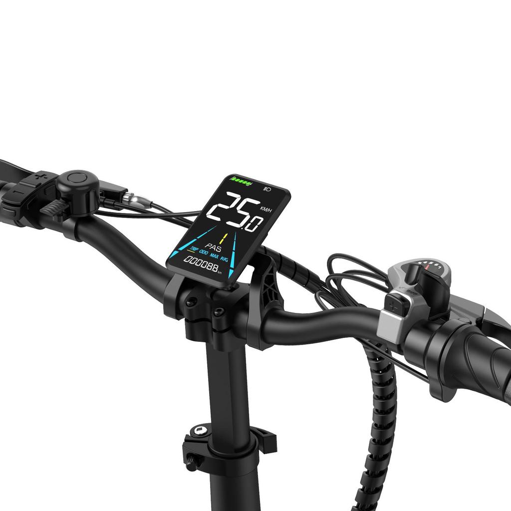 Electric Bicycle All Terrain Fafrees FF20 Polar 500W Motor 20" Fat Tire Adult Electric Bike 48V 26.8AH Shimano 7 Speed Max Load 150Kg