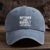 Fun Letter Print Baseball Hat Fashionable and Versatile Peaked Cap Men's Outdoor Hat