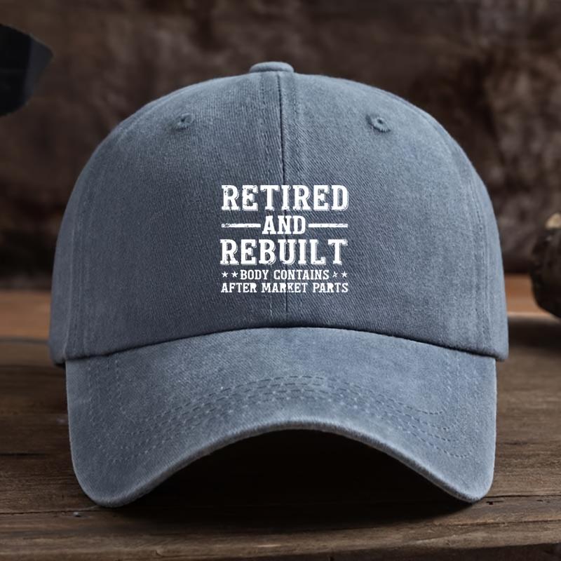 Fun Letter Print Baseball Hat Fashionable and Versatile Peaked Cap Men's Outdoor Hat
