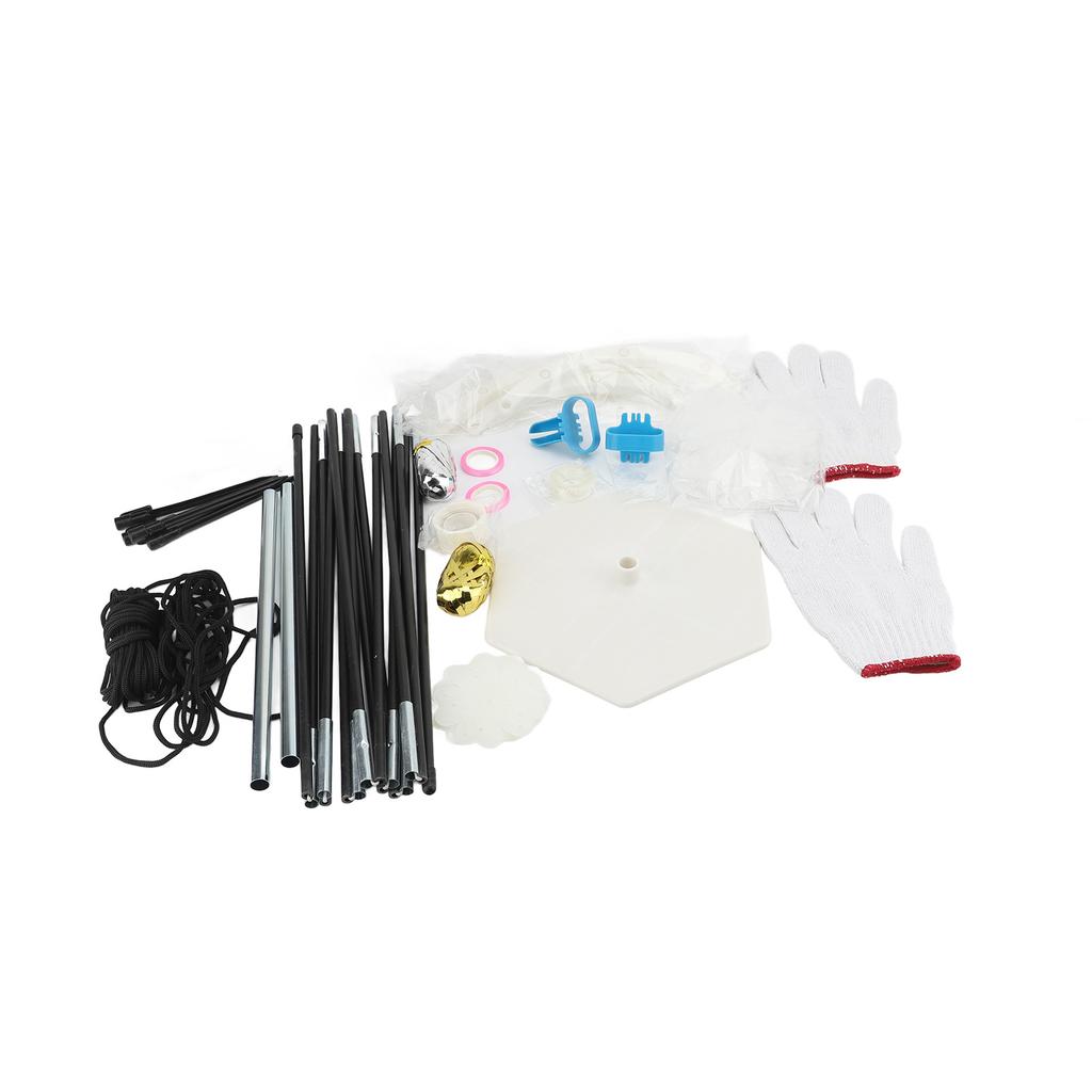 Balloon Arch Kit Width Height Adjustable Balloon Arch Stand 15 Sections Fiber Rods Water Bags Bases for Wedding Birthday Party