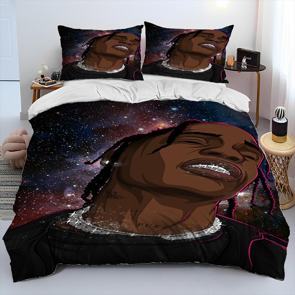 

Hip Hop Art Raper Legend Star Warm Comforter Beding Set,Soft Duvet Cover Bed Linen Set Comfortable Quilt Cover Pilowcase,king Quen Sized Dimensions 120*200cm Single