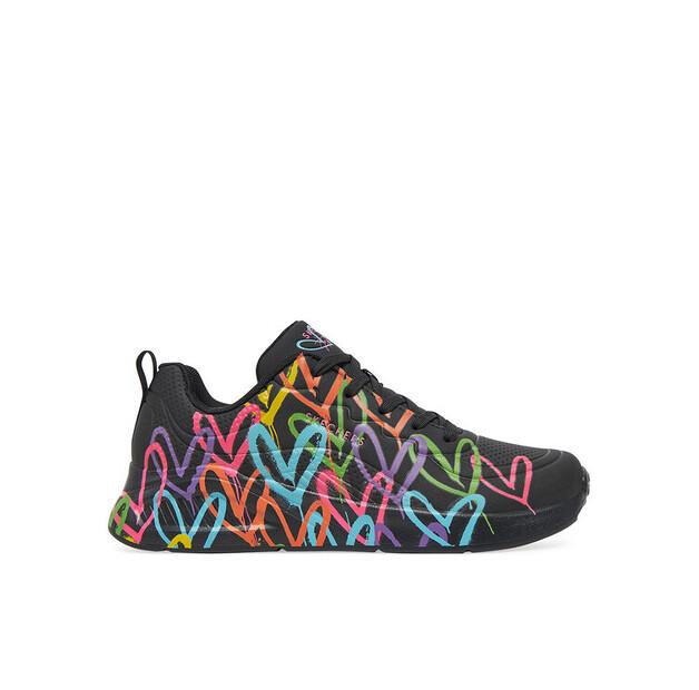 

Skechers кроссовки Uno Lite - Heat of Lights 177977/BKMT черный EU 40