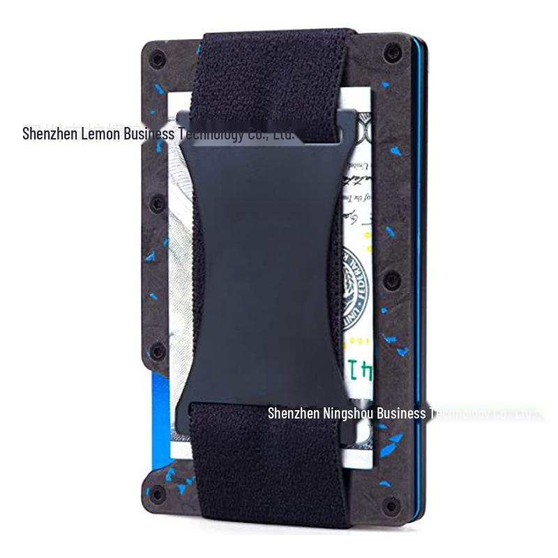 Forged Carbon Fiber RFID Blocking Metal Card Holder