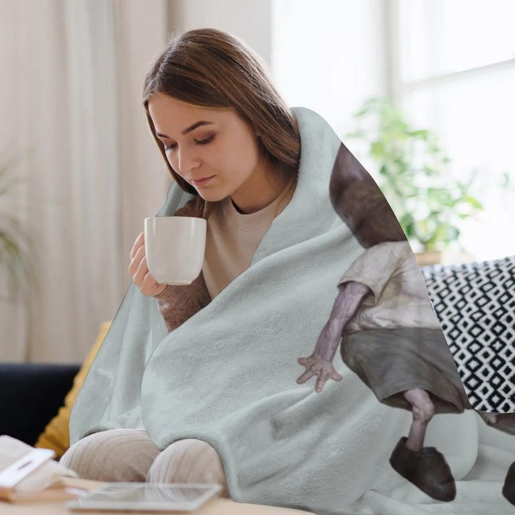 Smiling Friends Depressed Pim - Adult Swim Throw Blanket Hair Retros Blankets For Bed Giant Sofa Blankets