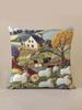 Sheep Pillow Cover Double Sided 2D Print Soft Linen Throw Pillow Cover Living Room Bedroom Sofa Decor Cozy Vibe Accessory Gift