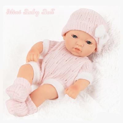 17.7CM Washable Lifelike Soft Hand-painted Simulation Baby Reborn Doll Children Accompany Play Doll