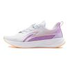 Li Ning Comfortable Durable Non-Slip Shock Absorbing Kids Running Shoes Kids Running Shoes White Purple YKFU032-6