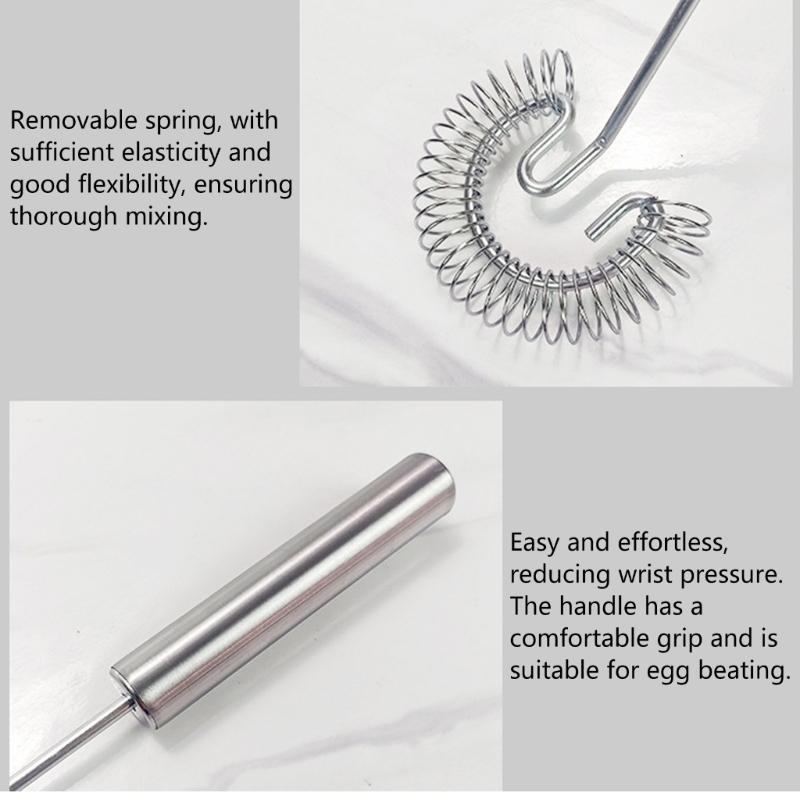 Professional Hand Whisk For Cooking And Baking Strong Stainless Steels Construction Lightweight Design