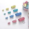 Multicolored Metal Swallowtail Clips – Long Tail for Office Use, Ticket and Bill Holder, Mixed Pack.