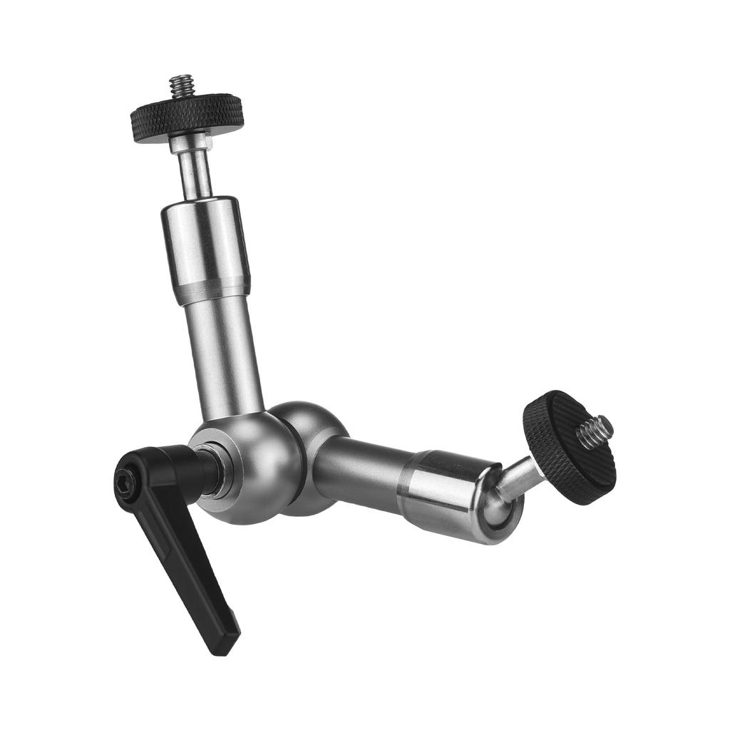 Arm Camera Mount Stainless Steel Monitor Bracket for   Camera Flash LED LCD Display U-shaped   Design Compatible with 1Celsius4 Inch Thr