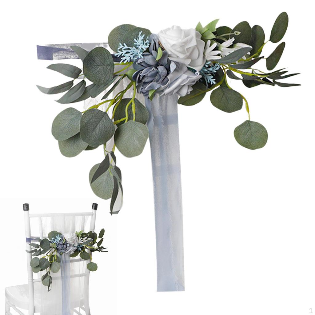 Back Artificial Arrangement for Wedding Arch Church