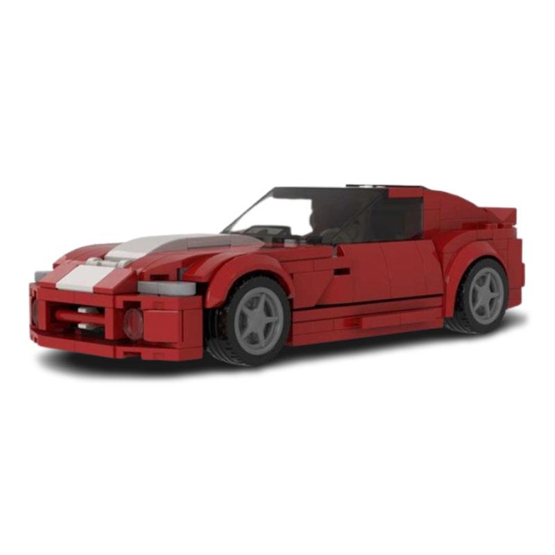 285-piece small particle building blocks MOC speed new sports car racing model toy gift PDF Google Link