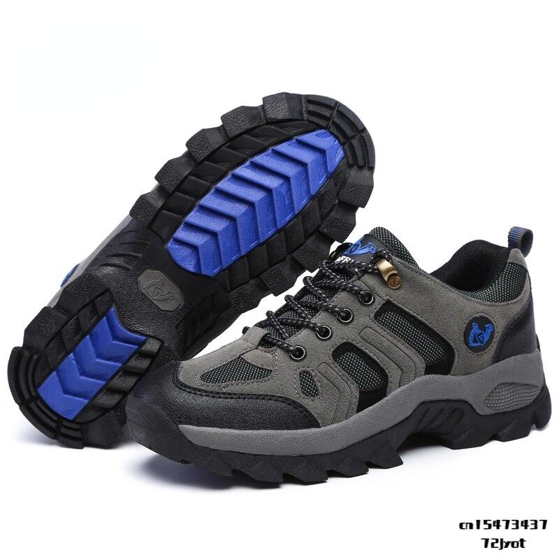 Men Women Outdoor Sports Hiking Shoes Winter Breathable Mountain Climbing Footwear Trekking Sneakers Classic Couple Summer Fall