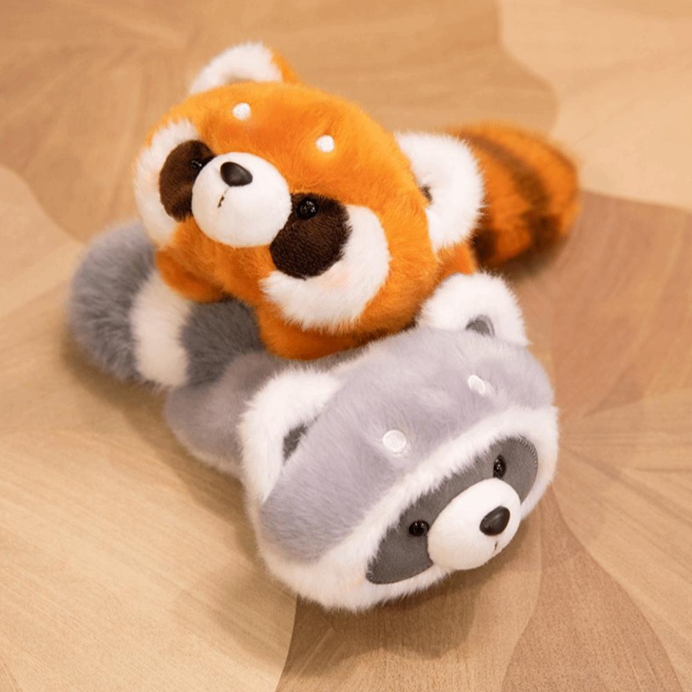 PP Cotton Plush Doll Cartoon Style Raccoon Plush Sweet Fridge Magnet  Office Decor
