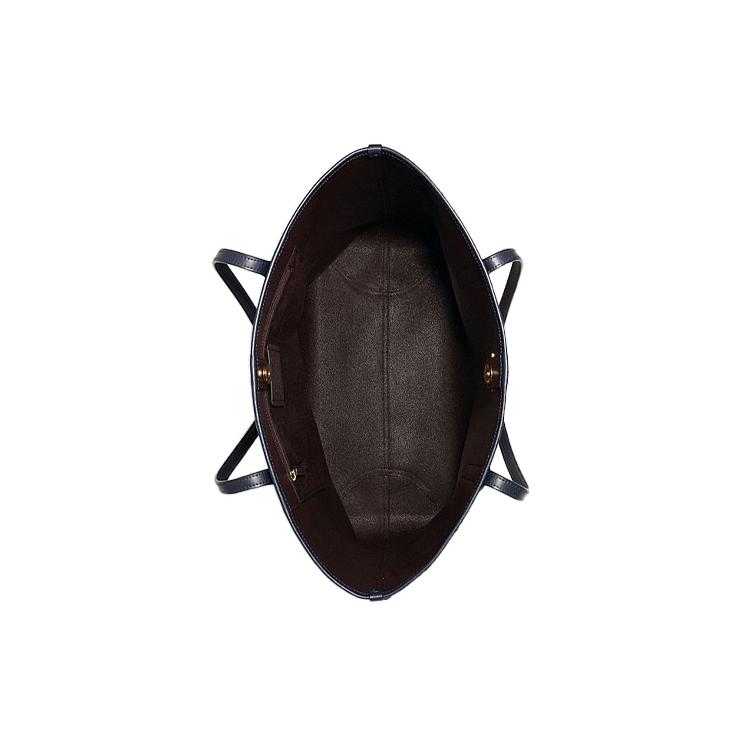 New COACH City Canvas With Leather Tote Bag, Shopping Bag, Handbag, Shoulder Bag Women's Brown Purple 5697-IMROI