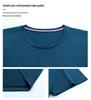 Men's Quick-Dry Modal Short Sleeve T-shirt - Lightweight, Solid Color, Round Neck Casual Summer Wear