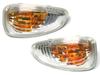 Renault Master 2010- GELBER Blinker mit WEISSER Birne im Spiegel, links + rechts, 2 Stück, SET