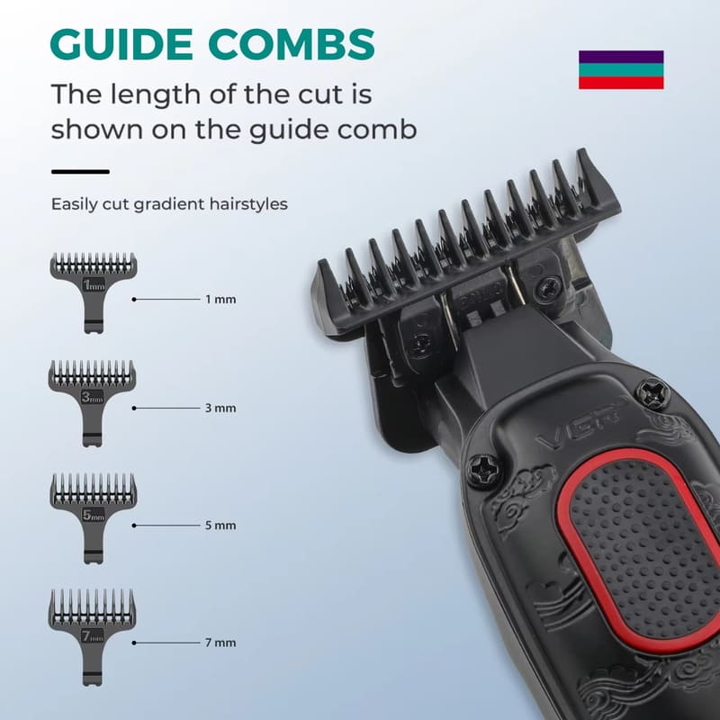 Hair Salon Electric Hair Clipper New High-quality LCD Digital Display Metal Body Dedicated Men's Oil Hair Clipper Brushless Motor Long Life
