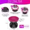 Portable Electric Makeup Brush Cleaner Automatic Brushes Washing and Drying Machine with Built In Silicone Bumps 2