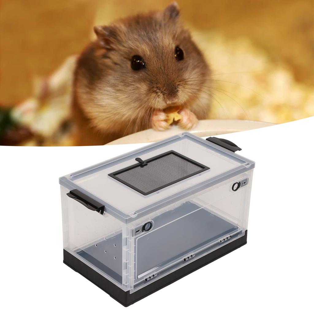 Hamster Transparent Large Breathable Hamster Transparent Cage for Hamster Golden Hamster Chipmunk Cole
