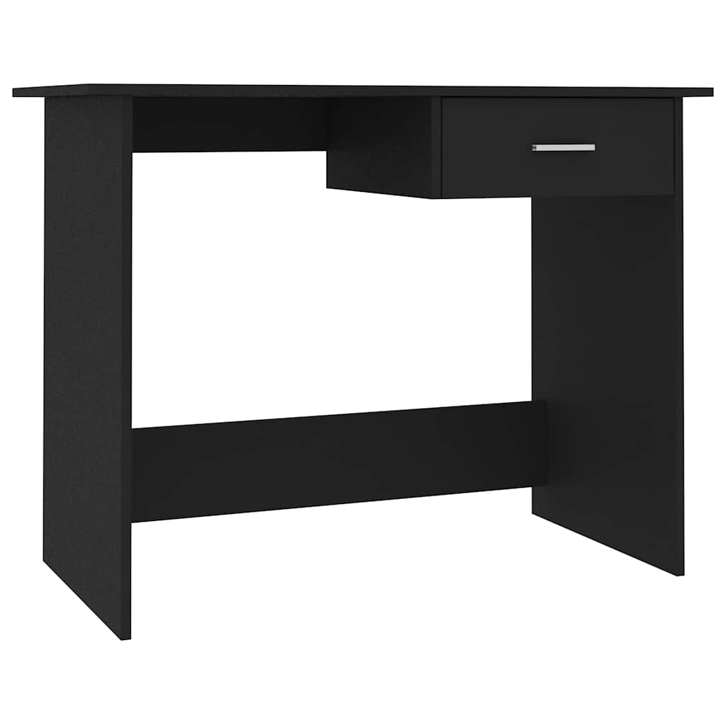 Black Desk 100*50*76 cm Engineered Wood